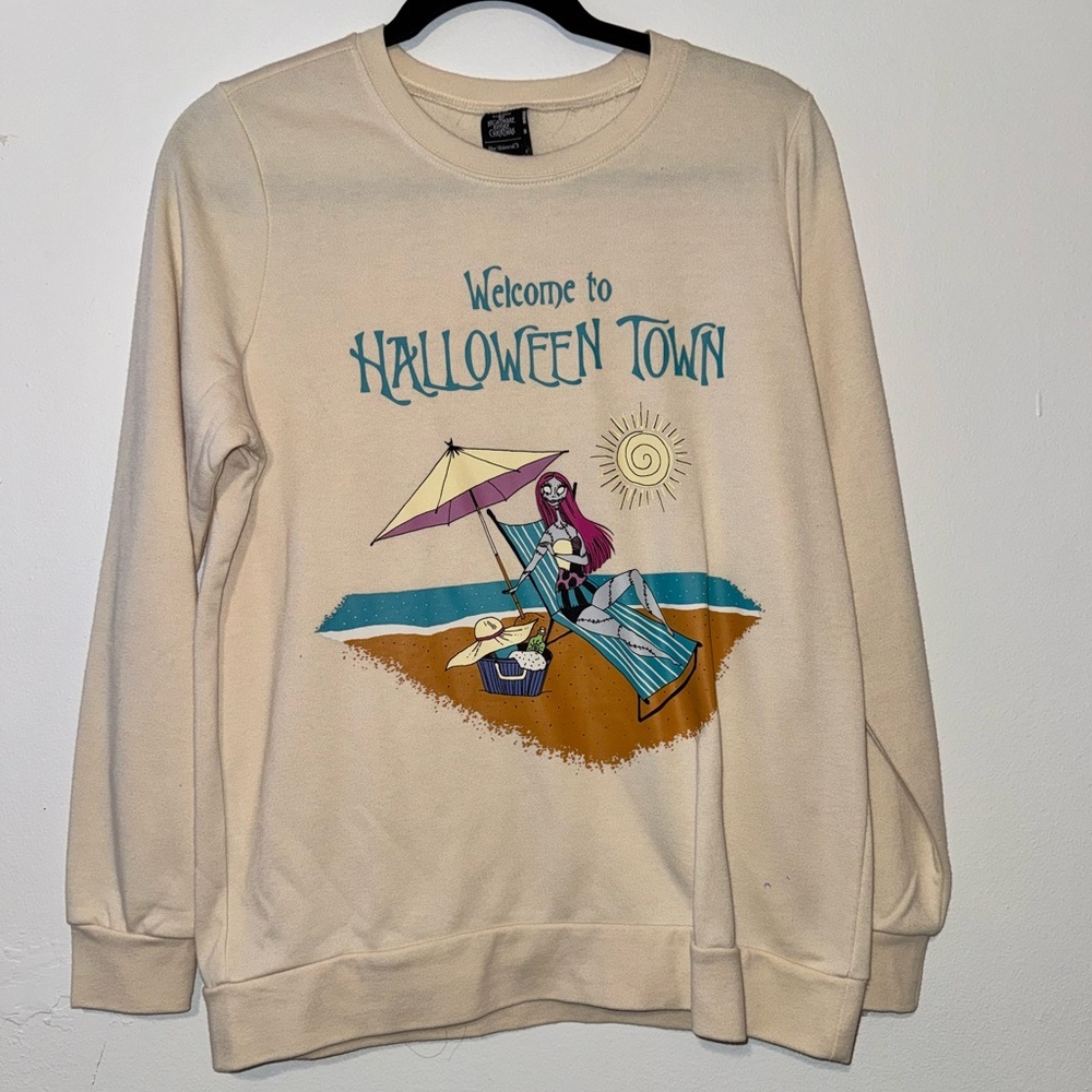 Her Universe Cream Nightmare Before Christmas Sweatshirt